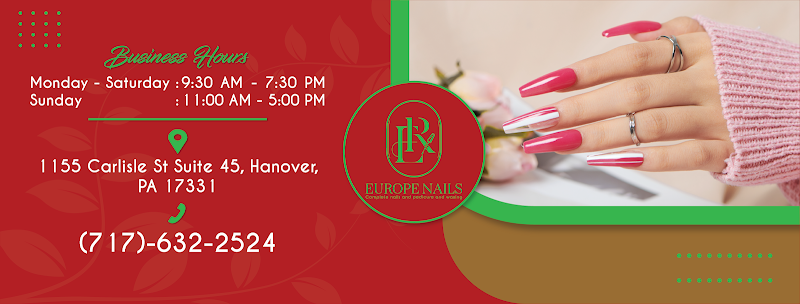 Europe Nails spa pedicure waxing eyelashes
